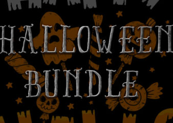 BIG HALLOWEEN BIG BUNDLE t shirt template