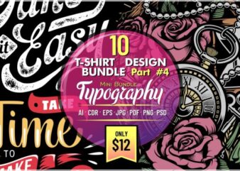 10 T-SHIRT DESIGN MINI BUNDLE PART 4